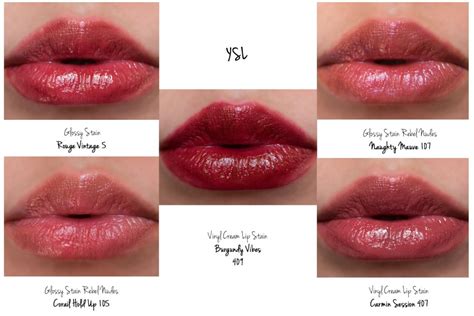 ysl vinyl cream lip stain 409 swatch|ysl burgundy vibes 409.